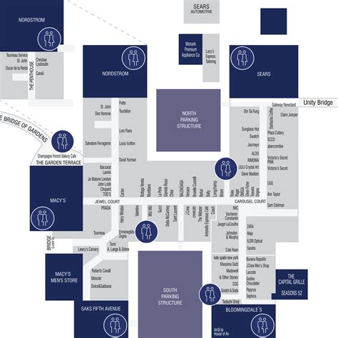 Restroom Locations – South Coast Plaza