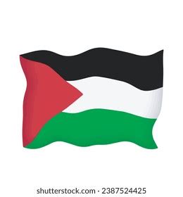 National Symbol Palestine Flag Stock Vector (Royalty Free) 2387524425 | Shutterstock