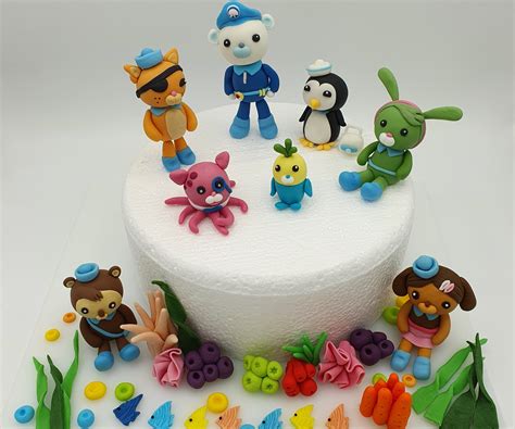 OCTONAUTS Fondant Cake Toppers - Etsy UK