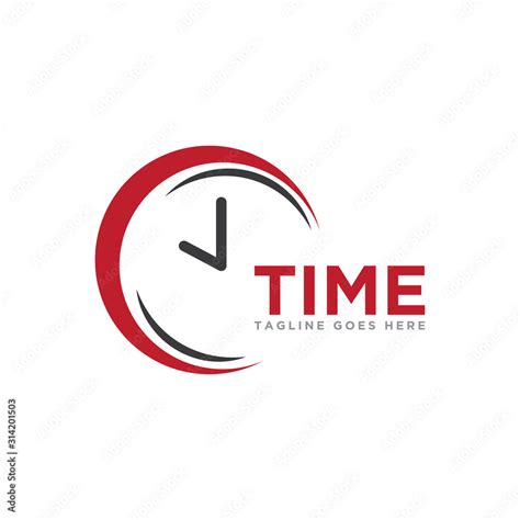 Time logo icon vector. Time logo template. Simple design and trend ...