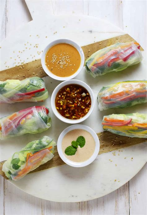 3 Easy Spring Roll Sauces - A Beautiful Mess