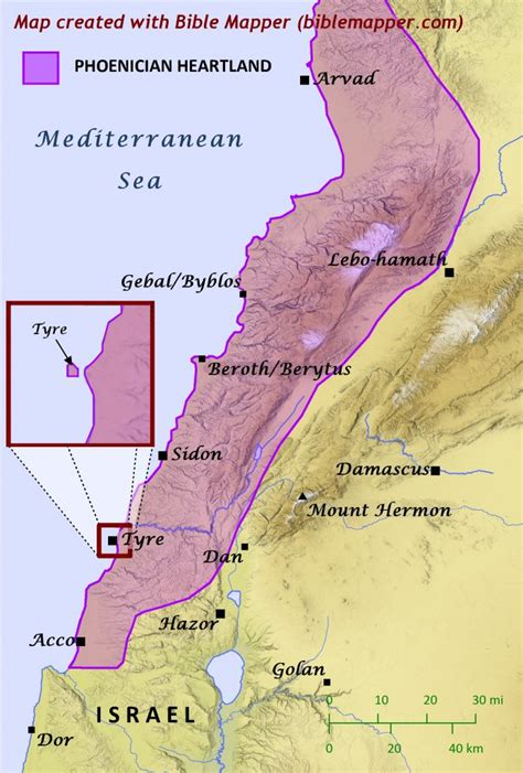 Phoenicia and Tyre – Bible Mapper Blog