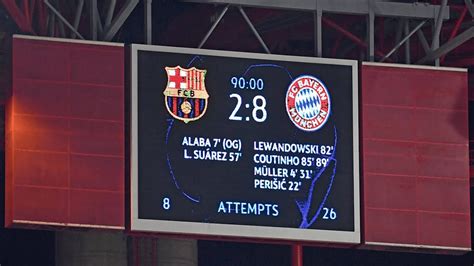 Bayern Munich Vs Barcelona 8-2 Video