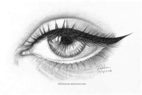 Eye Sketching and Shading by RekhaSoman on DeviantArt