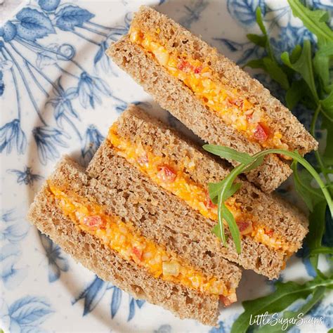 Cheese Savoury Recipe for Afternoon Tea Sandwiches - Little Sugar Snaps