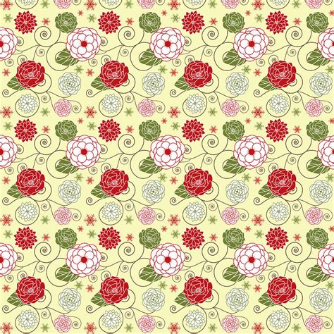 Vintage Floral Pattern Digital Art by Tilen Hrovatic | Fine Art America