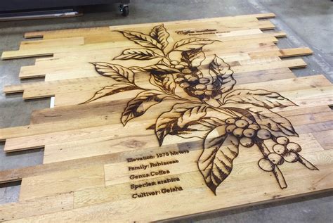 large format wood wall cladding laser engraving panel