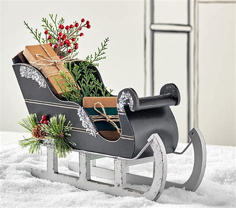 Wooden Sleigh Decor | Pottery Barn Kids