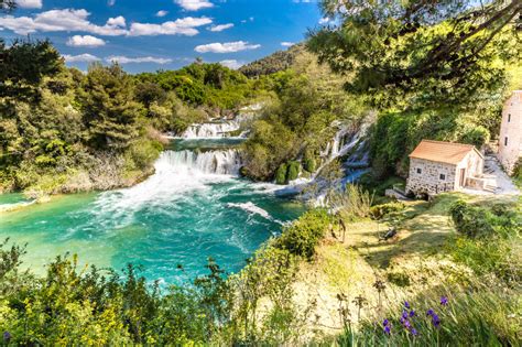 Skradinski Buk Waterfall, Croatia jigsaw puzzle in Waterfalls puzzles ...