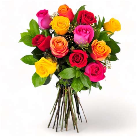 Rainbow Roses | Brisbane Flower Bouquet Delivery