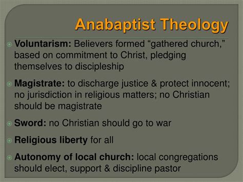 PPT - Ulrich Zwingli & the Anabaptists PowerPoint Presentation - ID:1399425