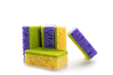 Premium Photo | Household cleaning sponge for cleaning