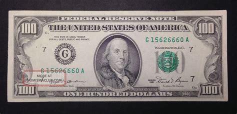 1981 100 Dollar Bill Old Paper Money Us Currency Bank Note | Images and Photos finder