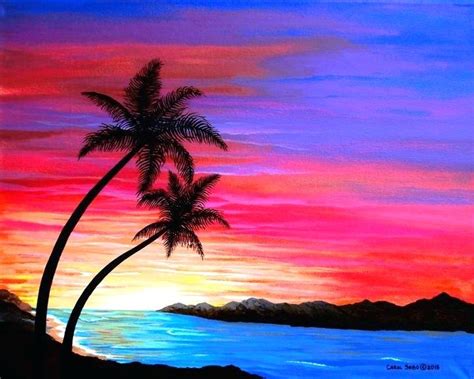 Sunset Drawing Oil Pastel at PaintingValley.com | Explore collection of Sunset Drawing Oil Pastel