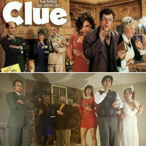 Clue Character Costumes Group Halloween