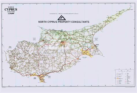 Northern Cyprus Map