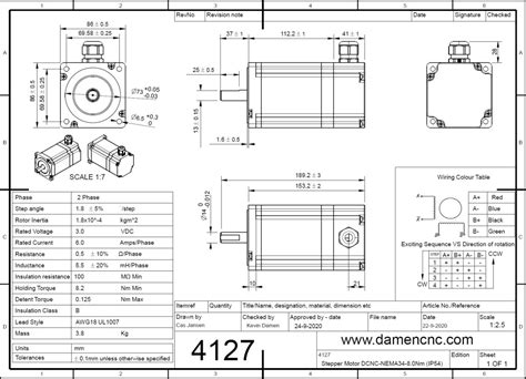 Nema 34 Stepper Motor Specs - Infoupdate.org