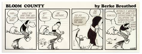 Berke Breathed Bloom County Comic Strip 56441b - Hollywood Memorabilia, Fine Autographs ...