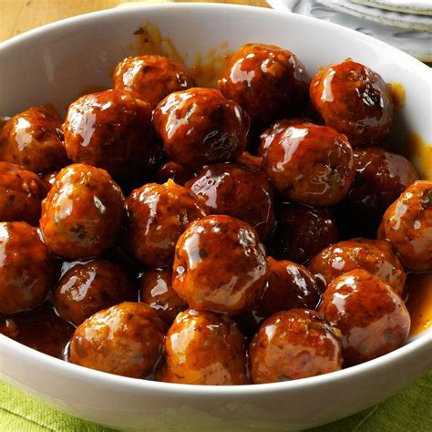 Sweet and Spicy Asian Meatballs Recipe | Taste of Home