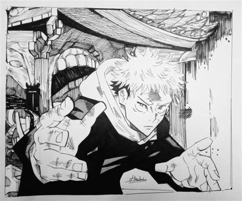 Itadori Yuuji de Jujutsu Kaisen (estilo manga) | Anime Amino | Anime ...