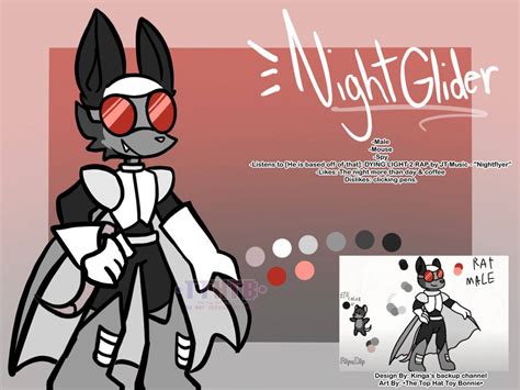 NightGlider Ref by TheTopHatToyBonnie on DeviantArt