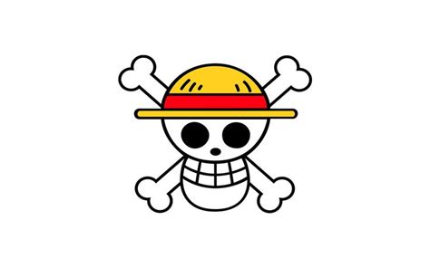 One Piece Anime White HD, strawhat pirates logo #cartoon/comic #anime #white #one #piece #720P # ...