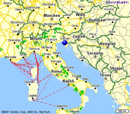 Trieste Map