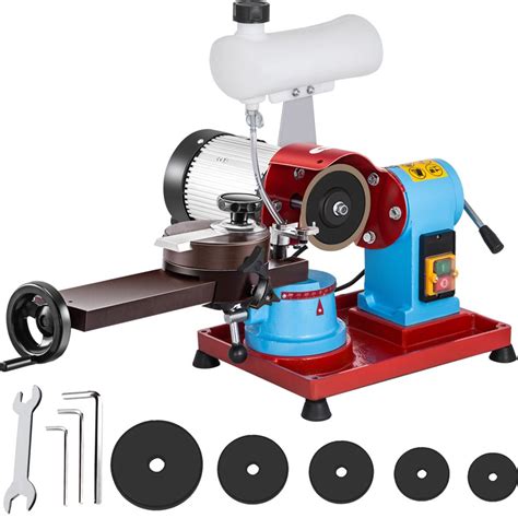 VEVOR Round Circular Saw Blade Grinder Machine 110V 370W Rotary Angle Mill Sharpener 125mm ...