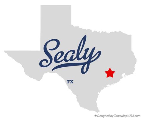 Map of Sealy, TX, Texas