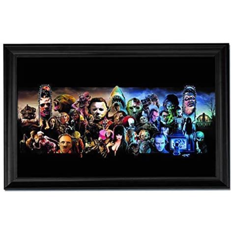 Buy y Movie Collage Wall Art Decor Framed Print | 36x24 Premium (Canvas/Painting Like) Textured ...