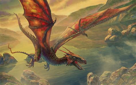 Flaying Dragon Fantasy Artwork Wallpapers HD / Desktop and Mobile ...