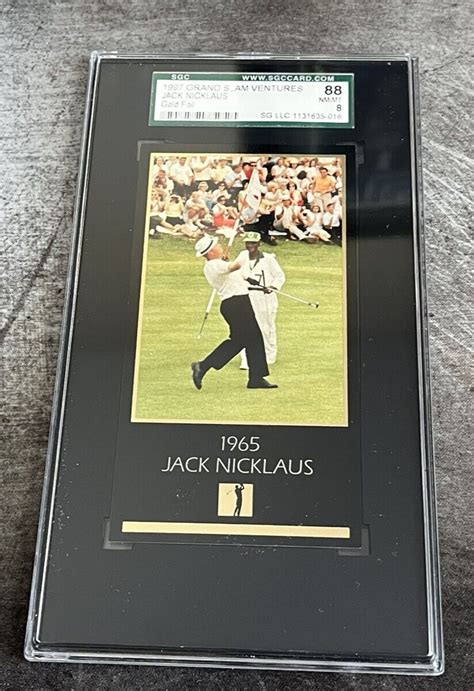 1997 Grand Slam Ventures Gold Foil #1965 Jack Nicklaus SGC 88 NM/MT 8 | eBay