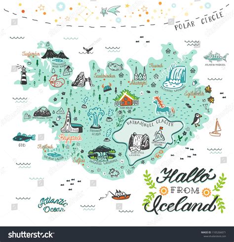 Map Of Iceland Attractions - Us States On Map