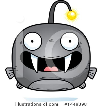 Anglerfish Clipart #1044978 - Illustration by xunantunich