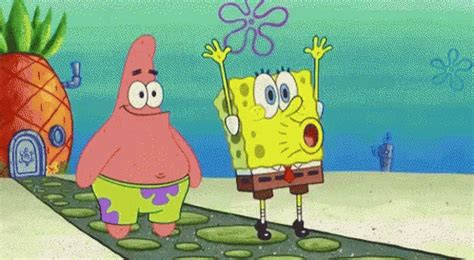 Spongebob Excited GIF - Spongebob Excited Wooh - Discover & Share GIFs