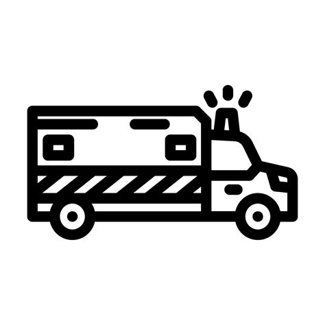 emergency services alert line icon vector illustration 26825833 Vector ...