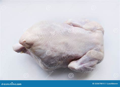 Fresh Chicken Leg on a White Background Close-up Stock Image - Image of meal, drumstick: 253679815