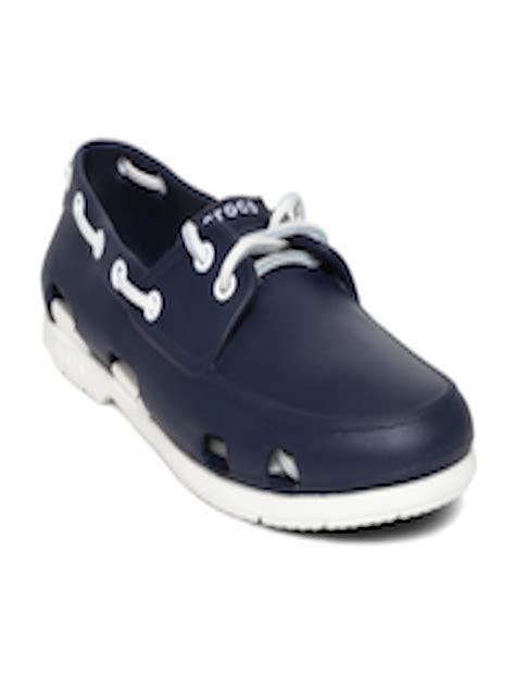 Buy Crocs Men Navy Boat Shoes - Casual Shoes for Men 719893 | Myntra