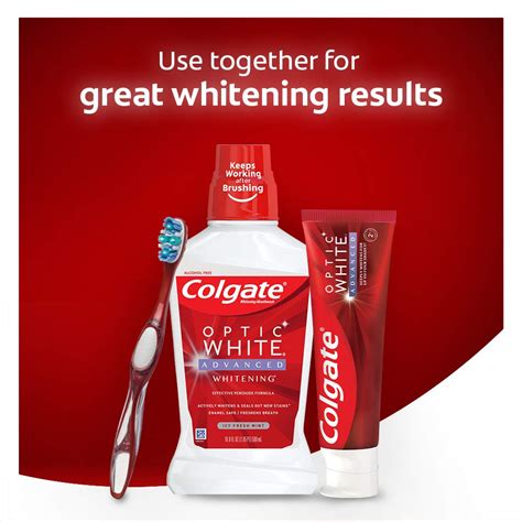 Colgate Optic White Advanced Teeth Whitening Toothpaste – Bold-Products ...