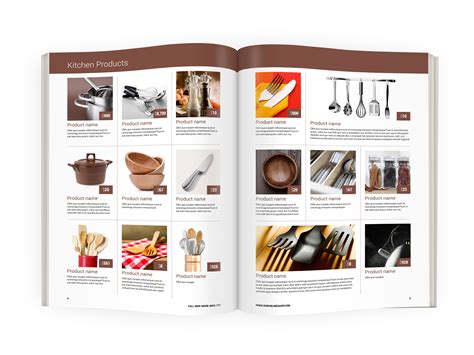 Modern product catalog template - A4 format size ready to be customized