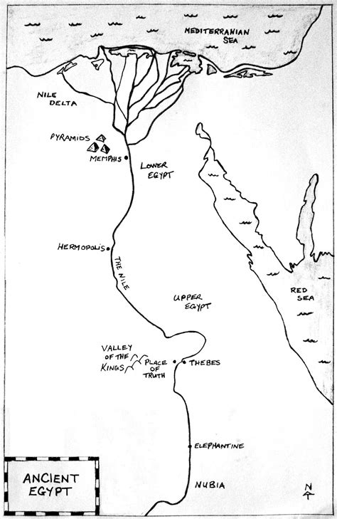 Ancient Egypt Map | EgyptAbout