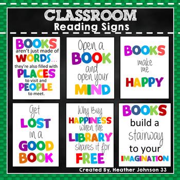 Reading Corner Sign Printable