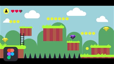 figma tutorial: How to create 2D platformer game UI tutorial (Arttutor ...