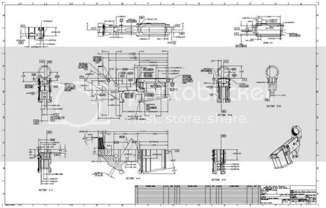 frame: | Blueprints, Lower receiver, Technical drawing