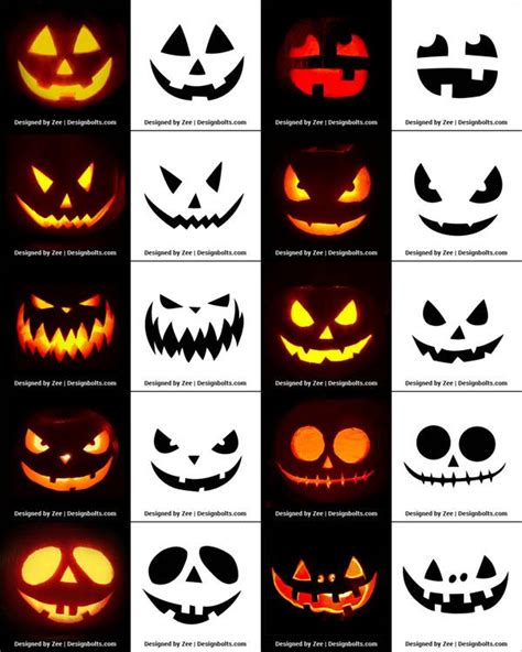 20+ Cute Pumpkin Carving Stencils