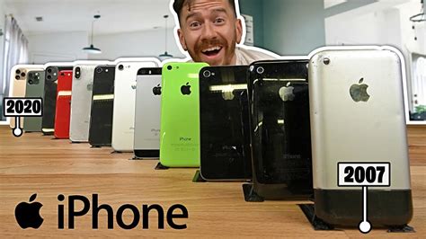 Unboxing EVERY iPhone!! (iPhone 2g - iPhone 11 Pro Max) - YouTube