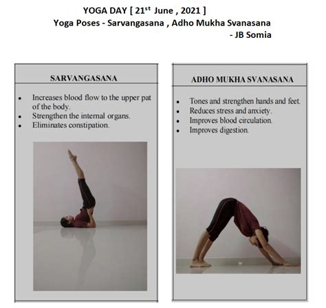 Yoga poses with their benefits. – India NCC