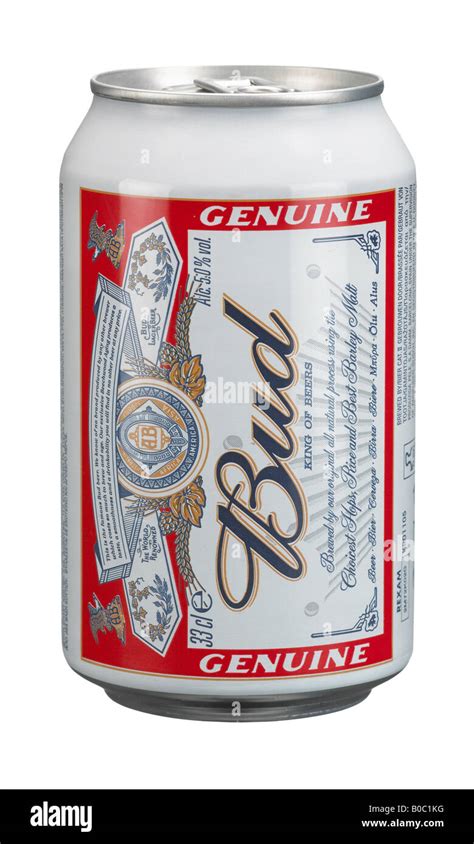 BUDWEISER BEER CAN Stock Photo - Alamy