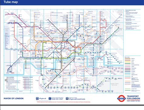 A new tube map has been published