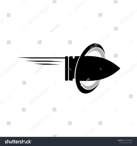 Bullet Silhouette Vector Stock Vector (Royalty Free) 1038295285 ...